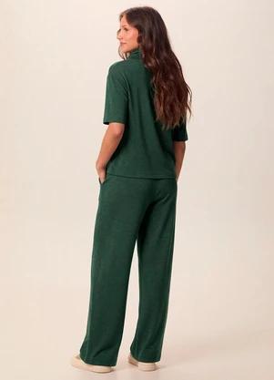 Malwee - Conjunto em Moletinho Verde Esmeralda - MALWEE