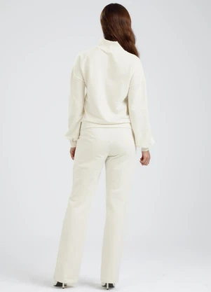 Gris - Conjunto em Moletom Off White - GRIS
