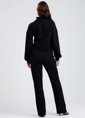 Gris - Conjunto em Moletom Preto - GRIS