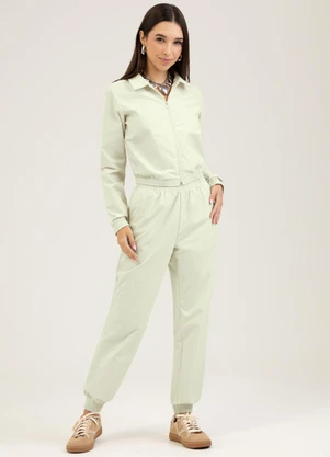 Cativa You - Conjunto em Tecido Tricoline Off White - CATIVA YOU