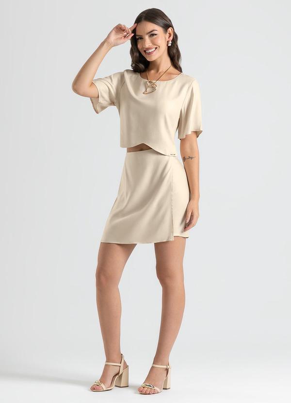 Cativa - Conjunto em Viscose Bege