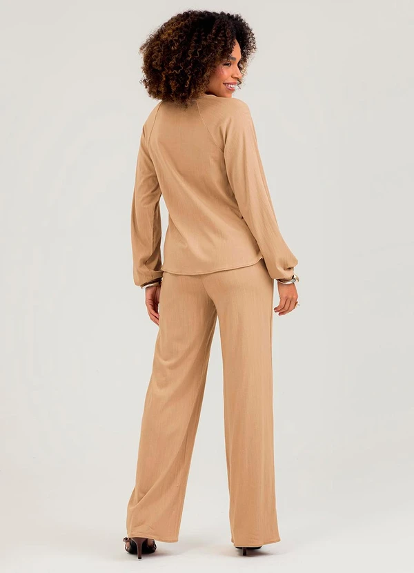 Cativa - Conjunto em Viscose  Bege 2