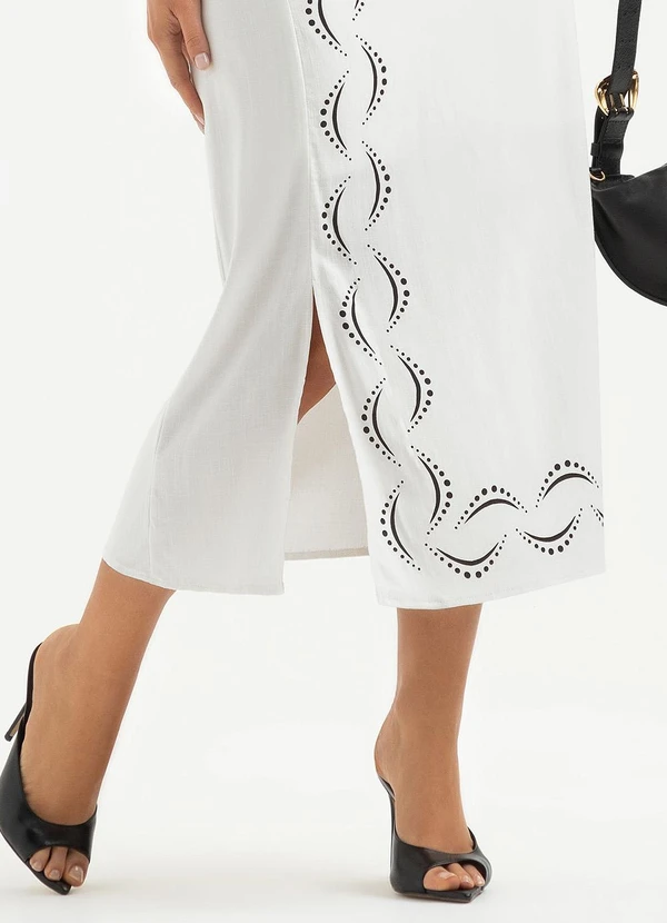 Cativa - Conjunto em Viscose Branco  3