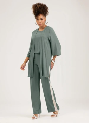 Cativa - Conjunto em Viscose  Cinza - CATIVA