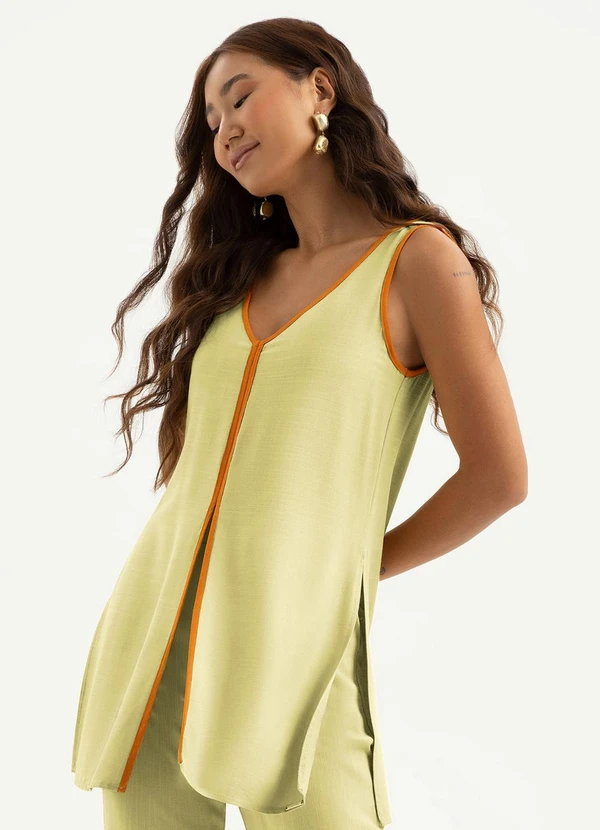 Cativa - Conjunto em Viscose Marrom Claro 3