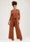 Cativa - Conjunto em Viscose  Cinza - variação: Marrom