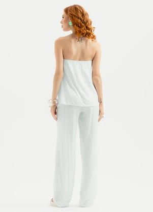Cativa - Conjunto em Viscose Off White - CATIVA