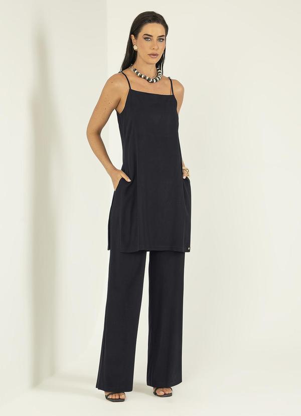 Gris - Conjunto em Viscose Preto