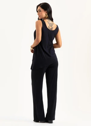 Cativa - Conjunto em Viscose Preto - CATIVA