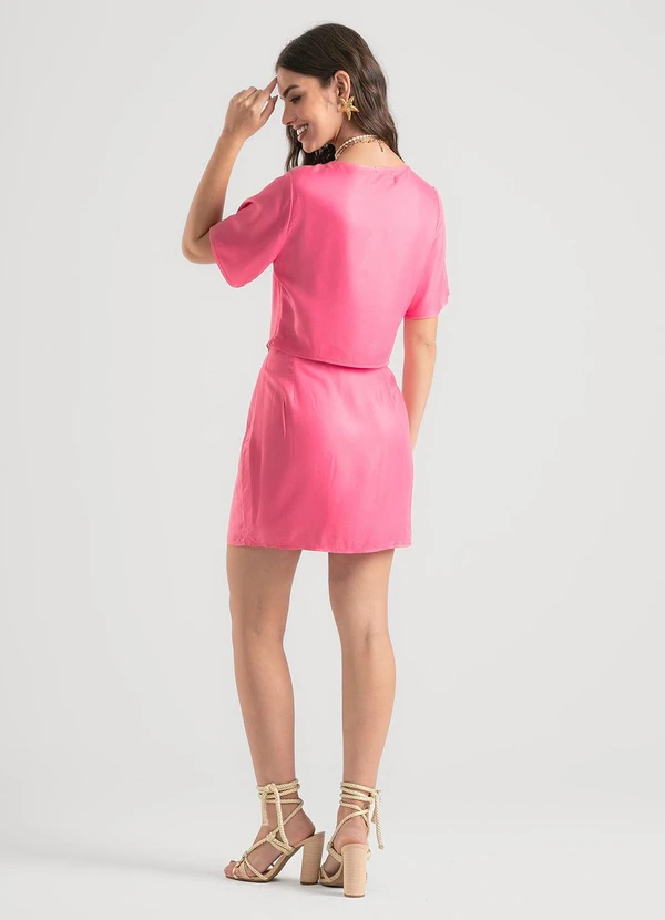 Cativa - Conjunto em Viscose Rosa  2