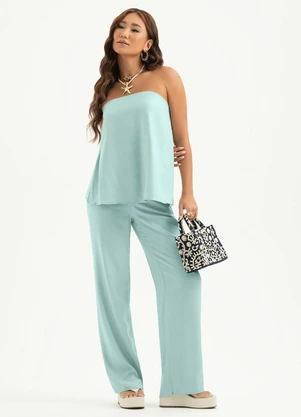 Cativa - Conjunto em Viscose Verde Claro - CATIVA