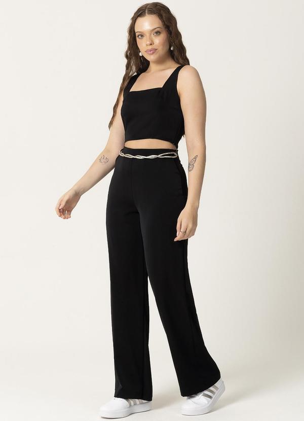 Habana - Conjunto Estiloso em Alfaiataria Preto