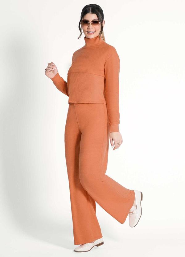 Habana - Conjunto Feminino Adulto Estiloso Laranja