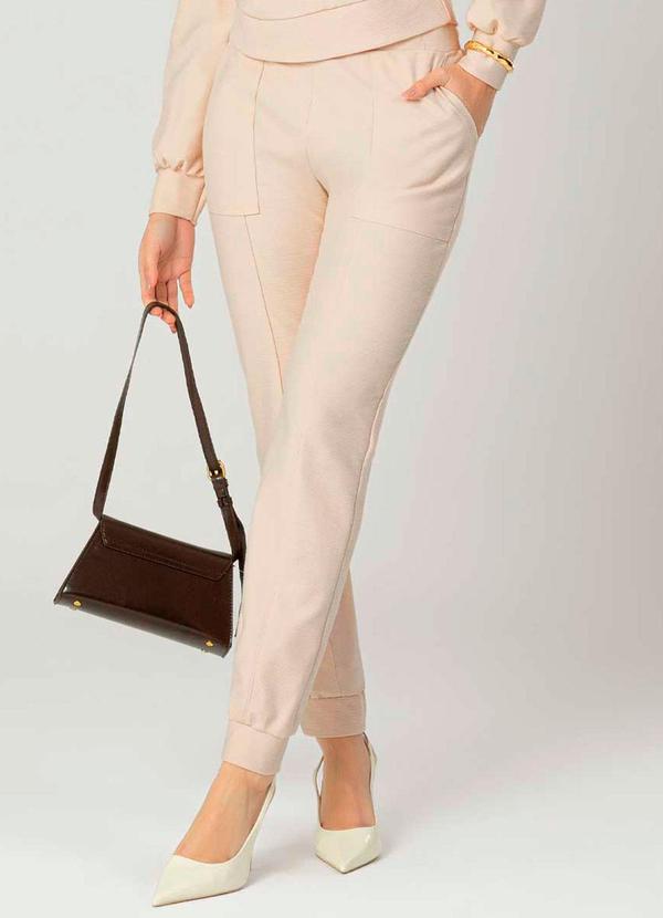 Gris - Conjunto Feminino Adulto Versátil Bege 3