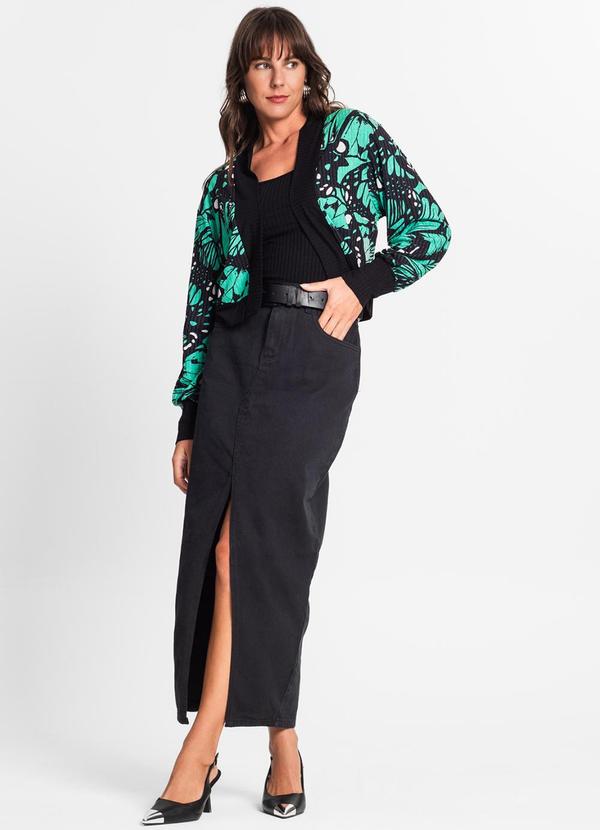 Endless - Conjunto Feminino Blusa com Cardigan Verde 3