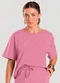 Dianna - Conjunto Feminino Blusa com Shorts Rosa - variação: Rosa