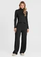 Dianna - Conjunto Feminino Blusa e Calça em Ribana Preto - variação: Preto