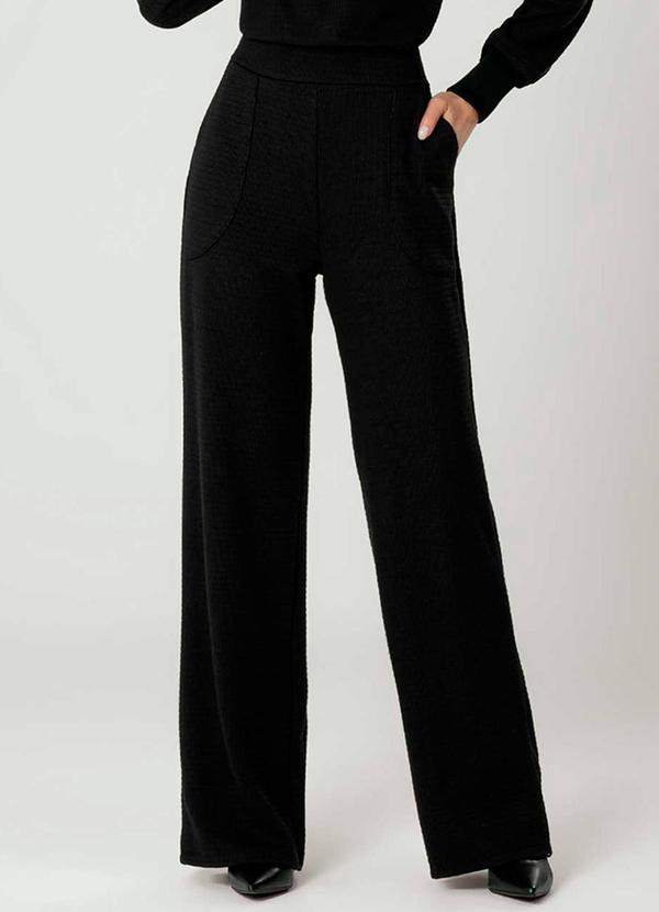 Gris - Conjunto Feminino Blusão e Calça Prática Preto 3