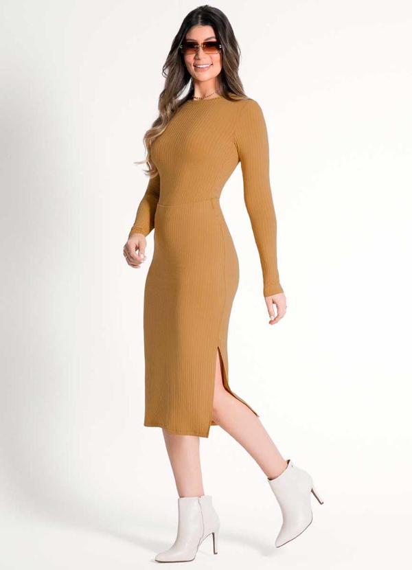 Habana - Conjunto Feminino com Saia Midi Laranja