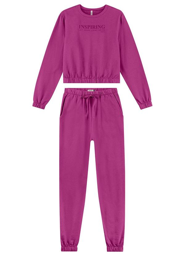Marialícia - Conjunto Feminino Comfy Inspiring Roxo