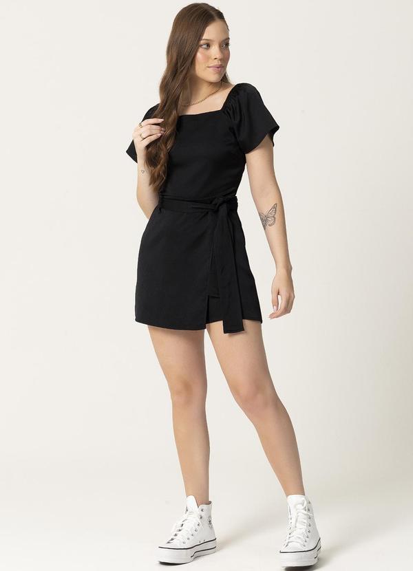 Habana - Conjunto Feminino em Alfaiataria Preto 2