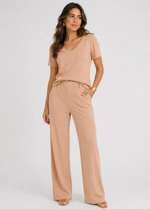 Rovitex - Conjunto Feminino em Polilinho Marrom - ROVITEX
