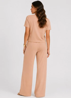 Rovitex - Conjunto Feminino em Polilinho Marrom - ROVITEX
