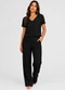 Rovitex - Conjunto Feminino em Polilinho Bege - variação: Preto