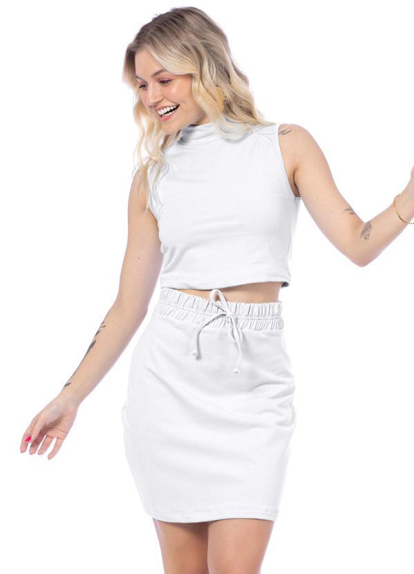 Up Close - Conjunto Feminino Hellen Branco