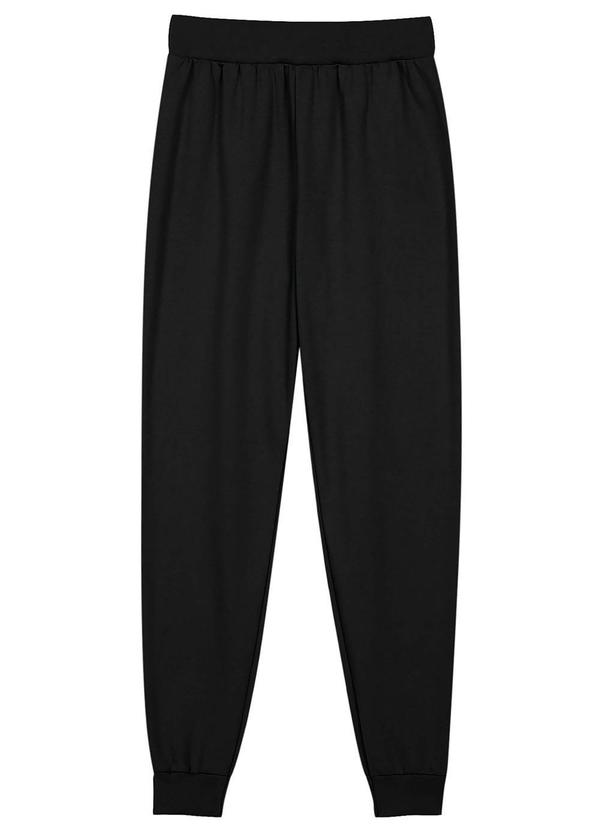 Marialícia - Conjunto Feminino Jaqueta e Calça Moletom Preto 4