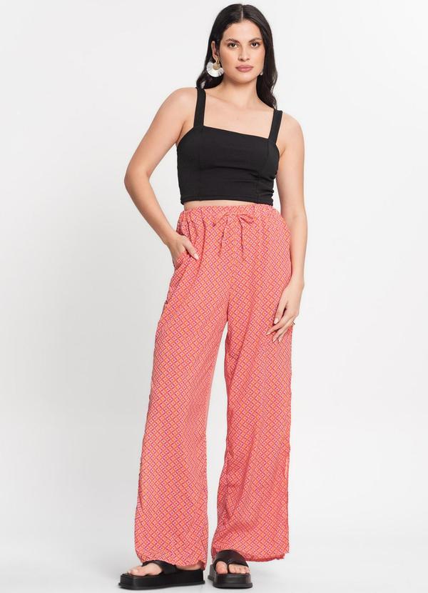 Select - Conjunto Feminino Longo Laranja