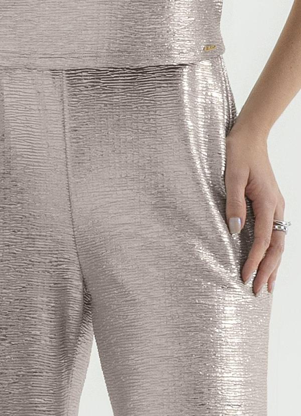 Cativa - Conjunto Feminino Metalizado Bege 3