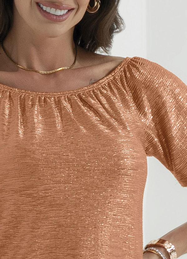 Cativa - Conjunto Feminino Metalizado Laranja 2