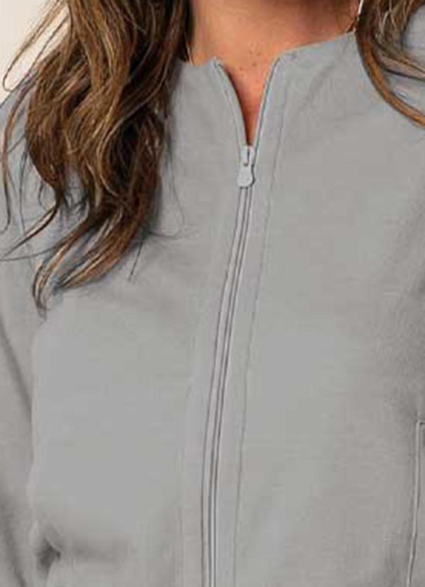 Cativa - Conjunto Feminino Moderno de Moletom Cinza 2