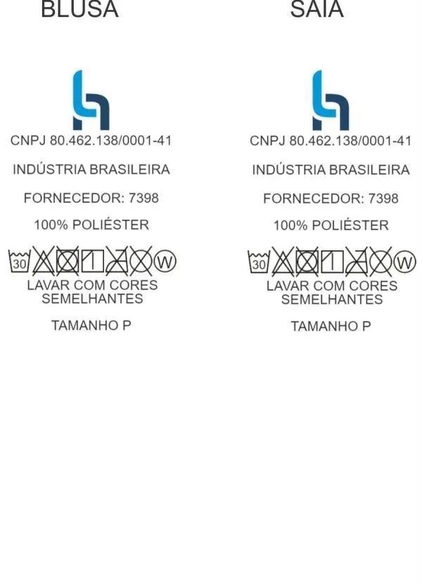 Moda Pop - Conjunto Floral Marinho Cardigan e Saia 5