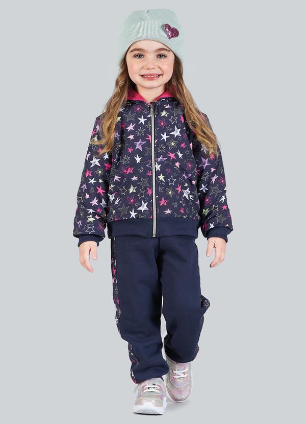 Soft Bonni - Conjunto Infantil Menina Tactel Azul 2