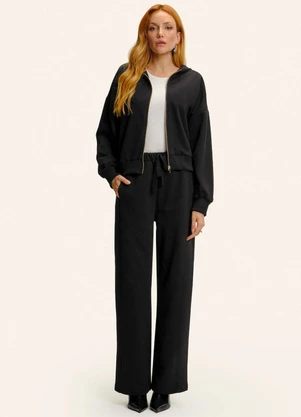 Endless - Conjunto Jaqueta com Capuz e Calça Preto - ENDLESS