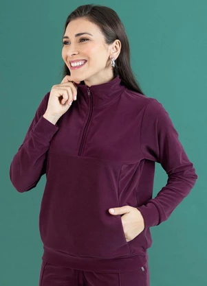 Soft Bonni - Conjunto Jaqueta e Calça Adulto Vinho - SOFT BONNI