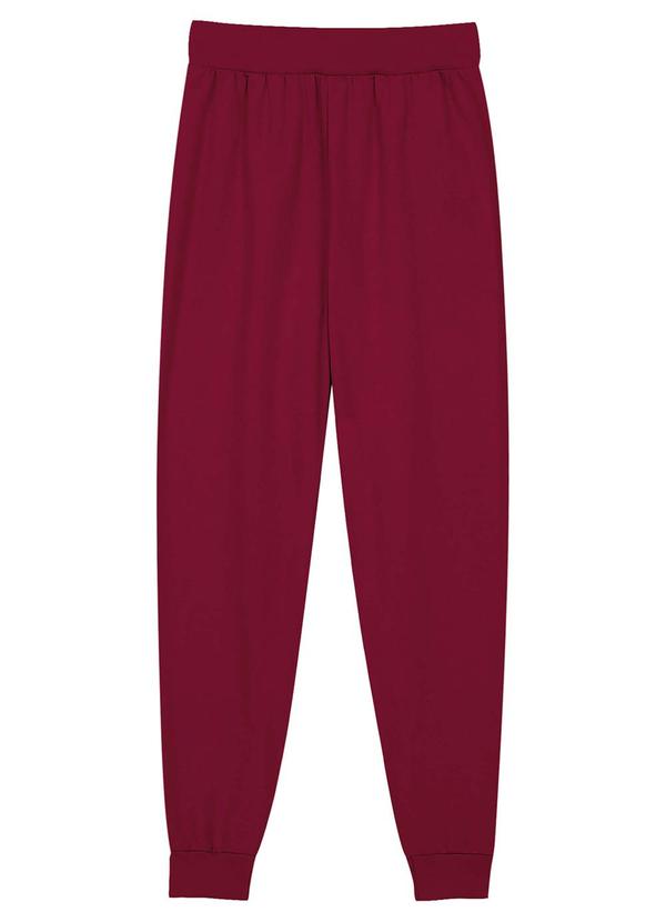 Marialícia - Conjunto Jaqueta e Calça Moletom Vermelho 3