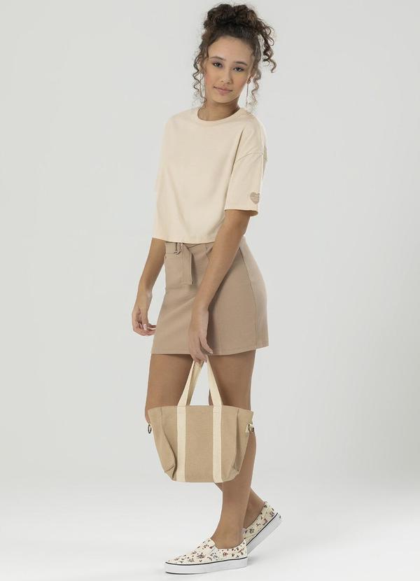 Bjoe - Conjunto Malha Comfort Estiloso Off White