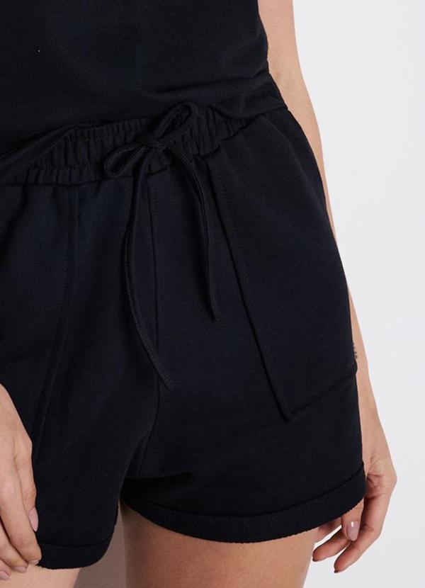 Meu Jeans - Conjunto Moletinho Amora Preto 7