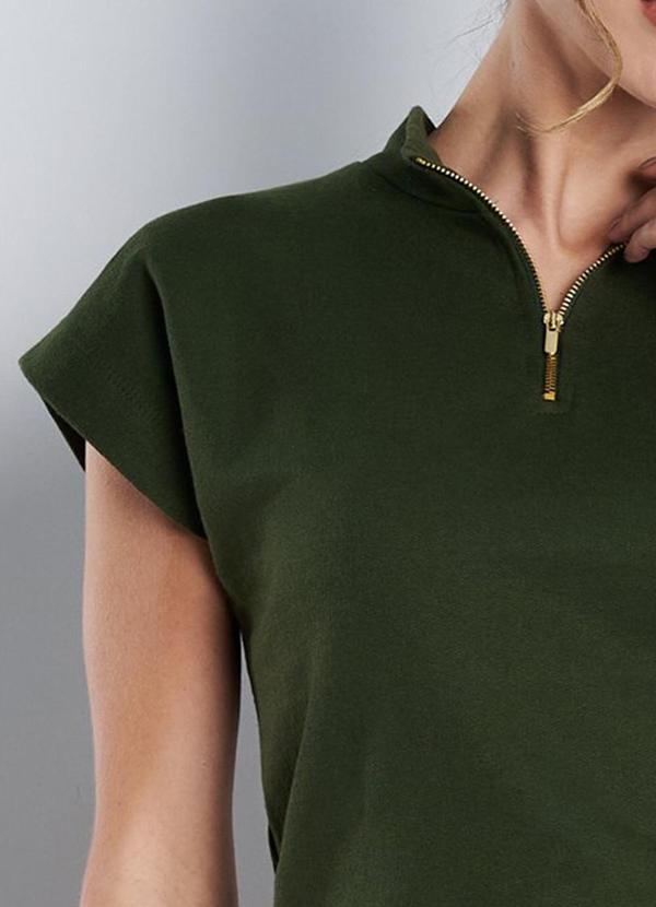 Meu Jeans - Conjunto Moletinho Amora Verde Militar 7