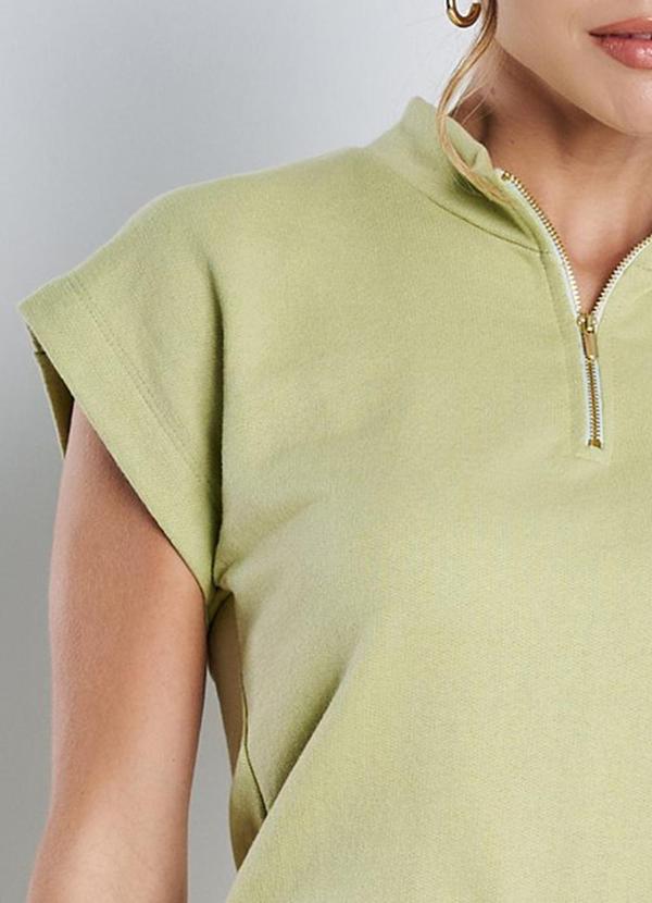 Meu Jeans - Conjunto Moletinho Amora Verde Oliva 7