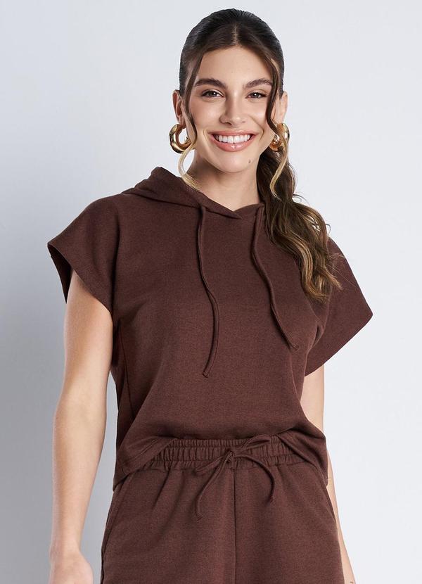 Meu Jeans - Conjunto Moletinho Essenza Marrom 5