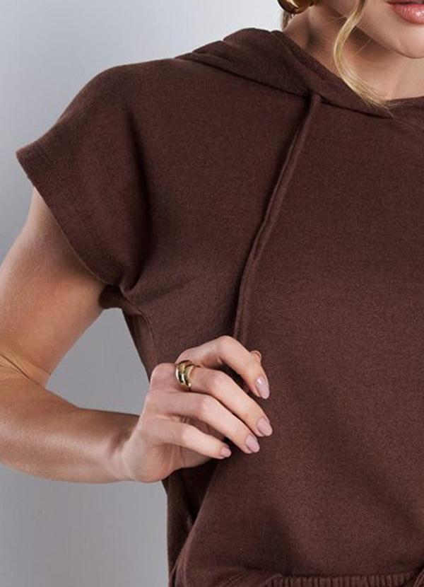 Meu Jeans - Conjunto Moletinho Essenza Marrom 7