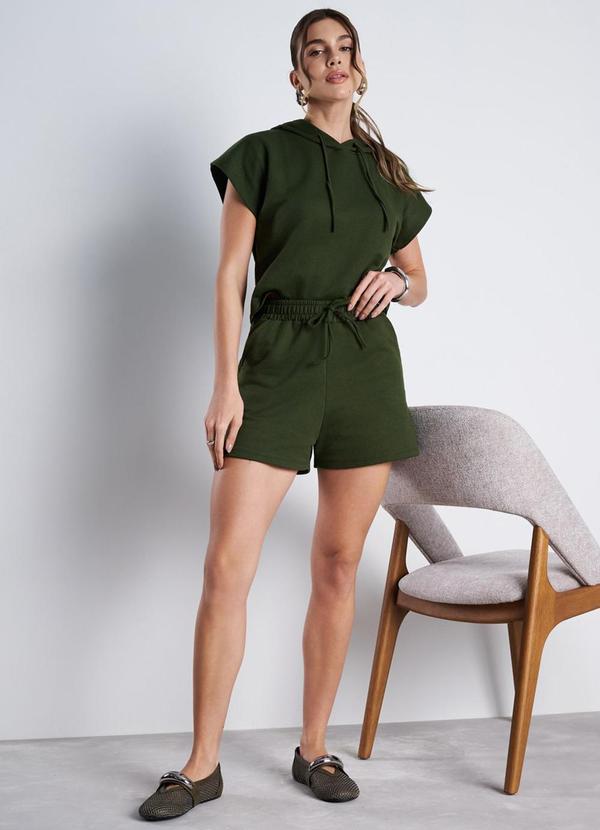 Meu Jeans - Conjunto Moletinho Essenza Verde Militar 1