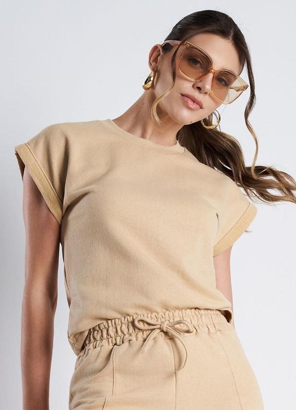 Meu Jeans - Conjunto Moletinho Sandy Cappuccino 3