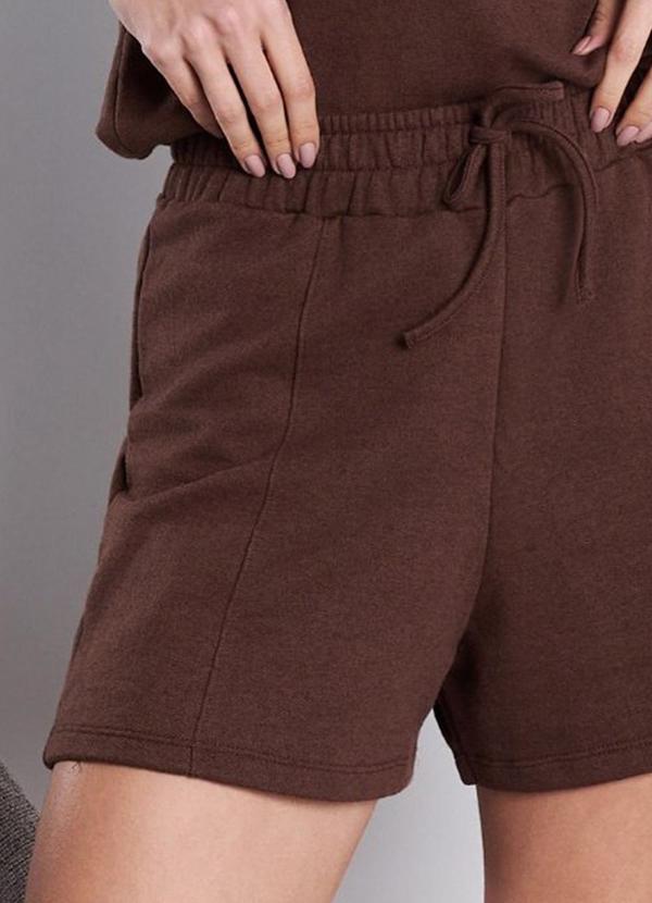 Meu Jeans - Conjunto Moletinho Sandy Marrom 6