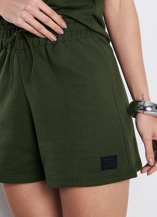 Meu Jeans - Conjunto Moletinho Sandy Verde Militar 7