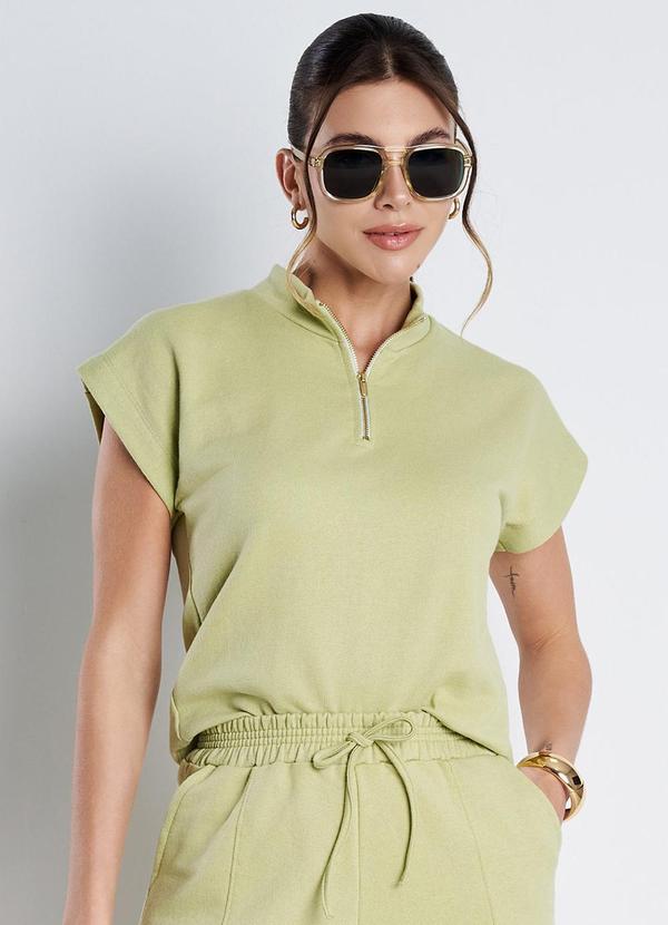 Meu Jeans - Conjunto Moletinho Serena Verde Oliva 3